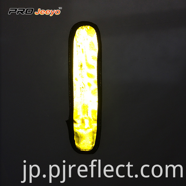 Reflective Yellow Pvc Safety Led Flashlight Armbandwb Kou002